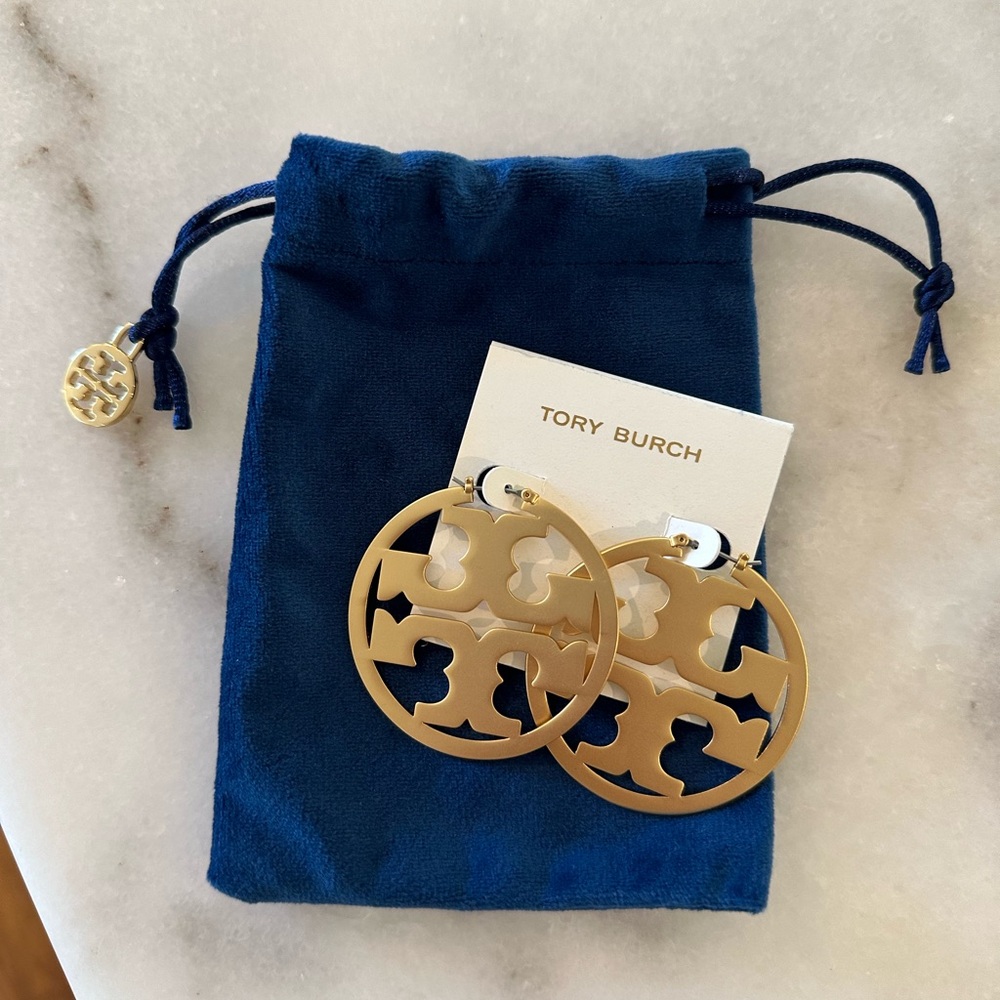 Tory Burch Miller Hoop Earrings